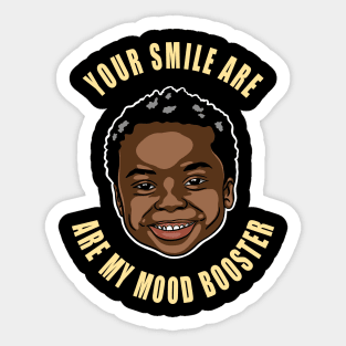 Pediatric Nurse Your Smile Are My Mood Booster Sticker